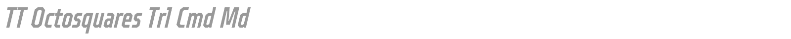 TT Octosquares font preview